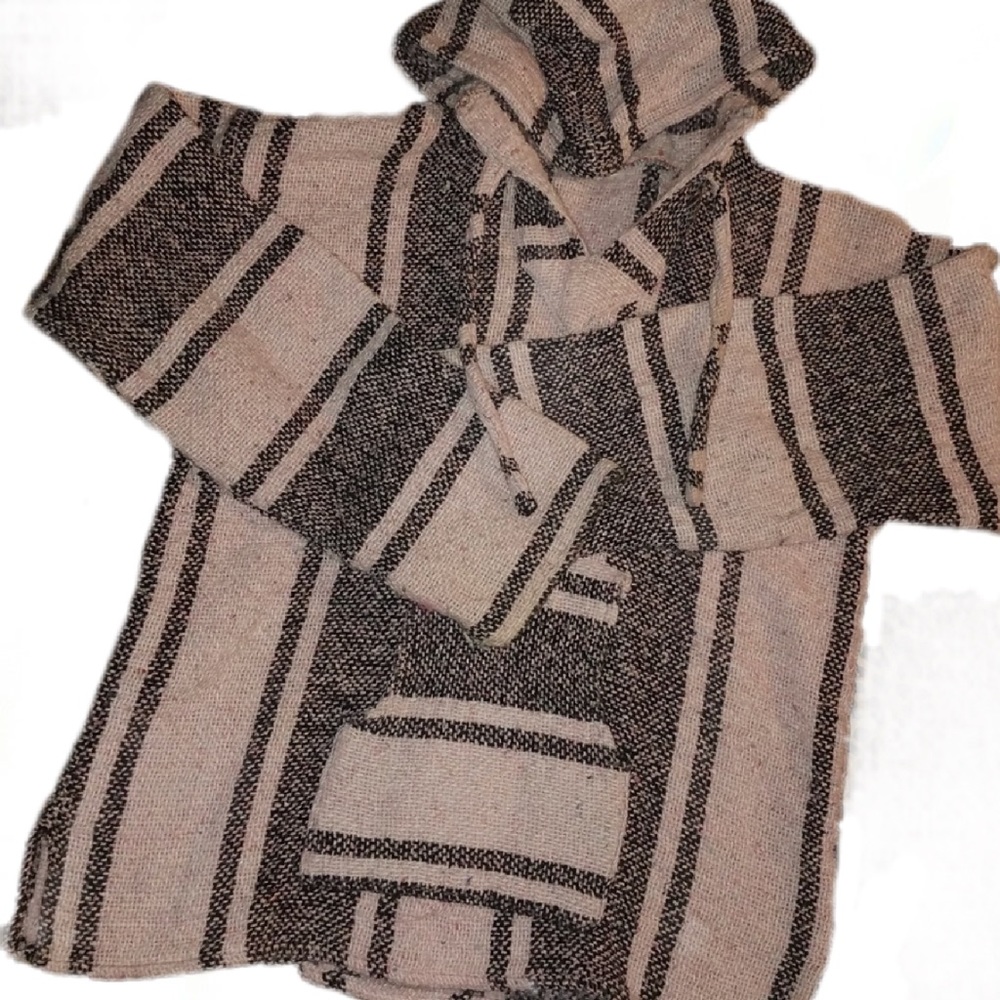 Pink and Black Baja Hoodie